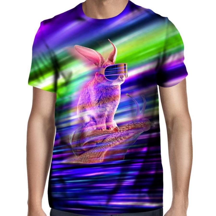 Rabbit Speed Men/Women 3D All-Over Print Tshirt