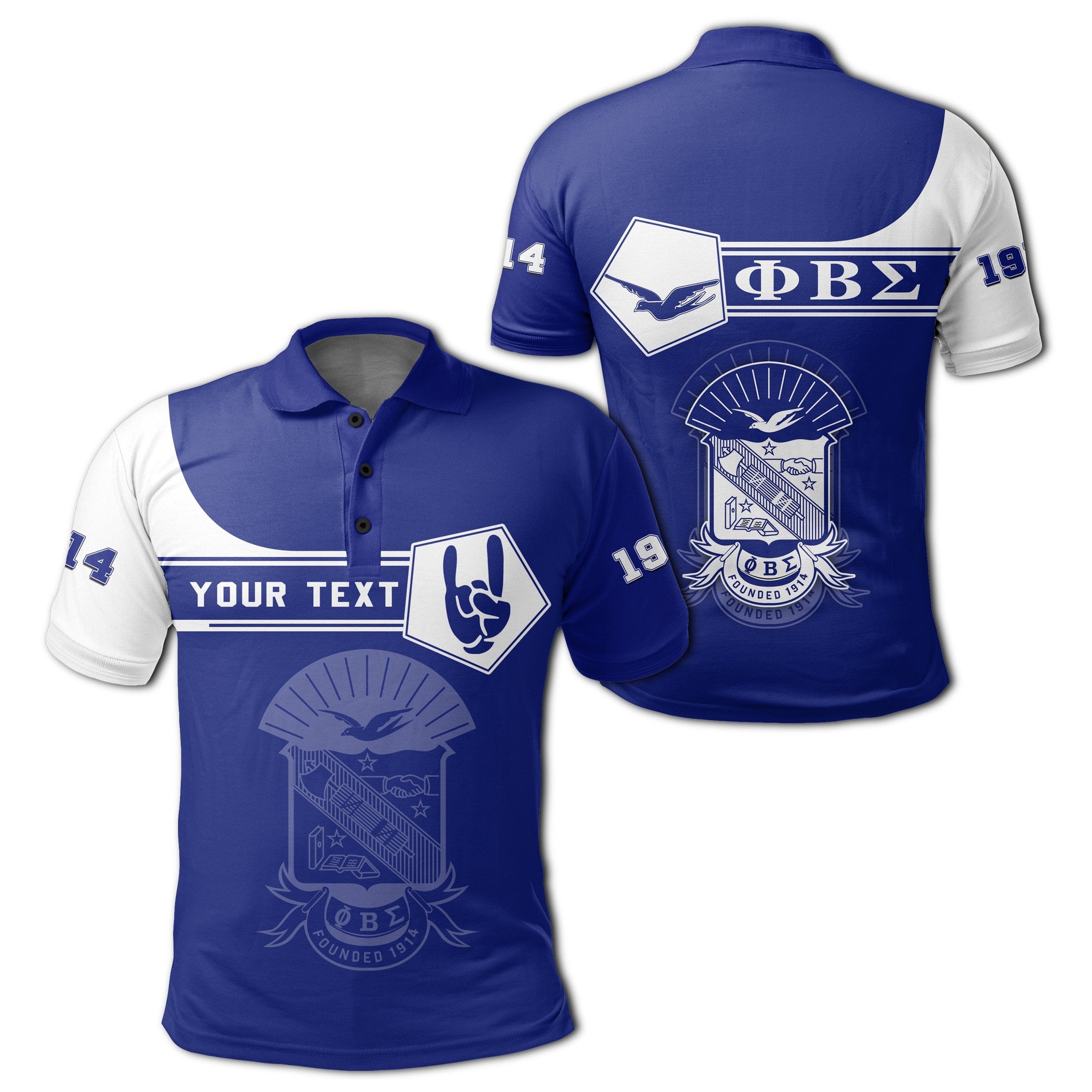 Fraternity Polo – Personalized Phi Beta Sigma Polo Shirt Simple Style