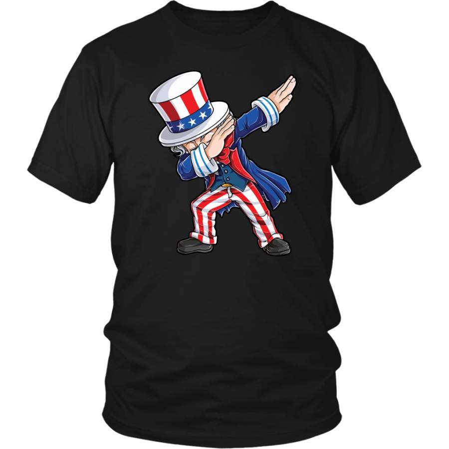 Dabbing Uncle Sam Patriotic 4th of July shirt