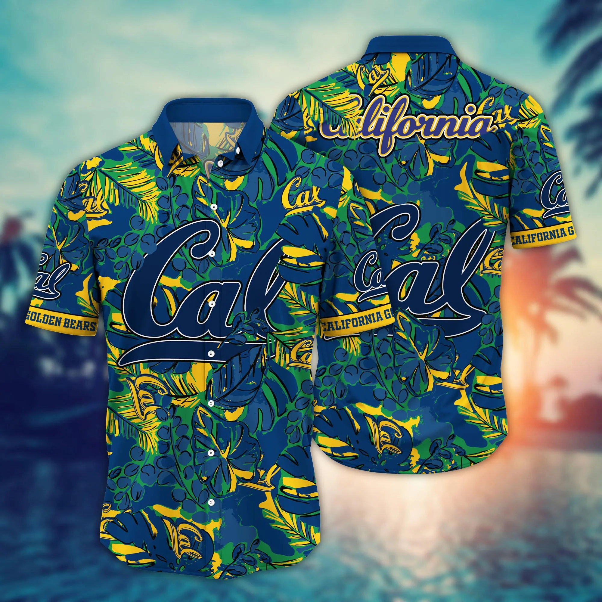 California Golden Bears NCCA Hawaiian Shirt Summertime Aloha Shirt