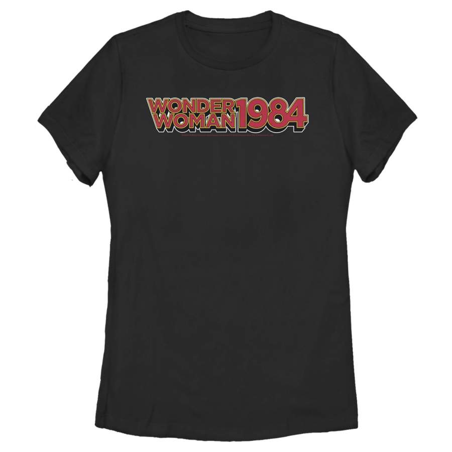 Wonder Woman 1984 Women’s Retro WW Logo  T-Shirt