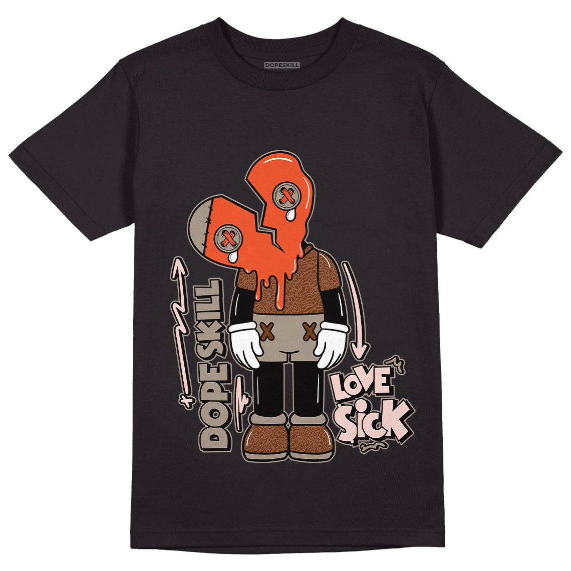 Jordan 3 “Desert Elephant” Dopeskill T-Shirt Love Sick Boy Graphic