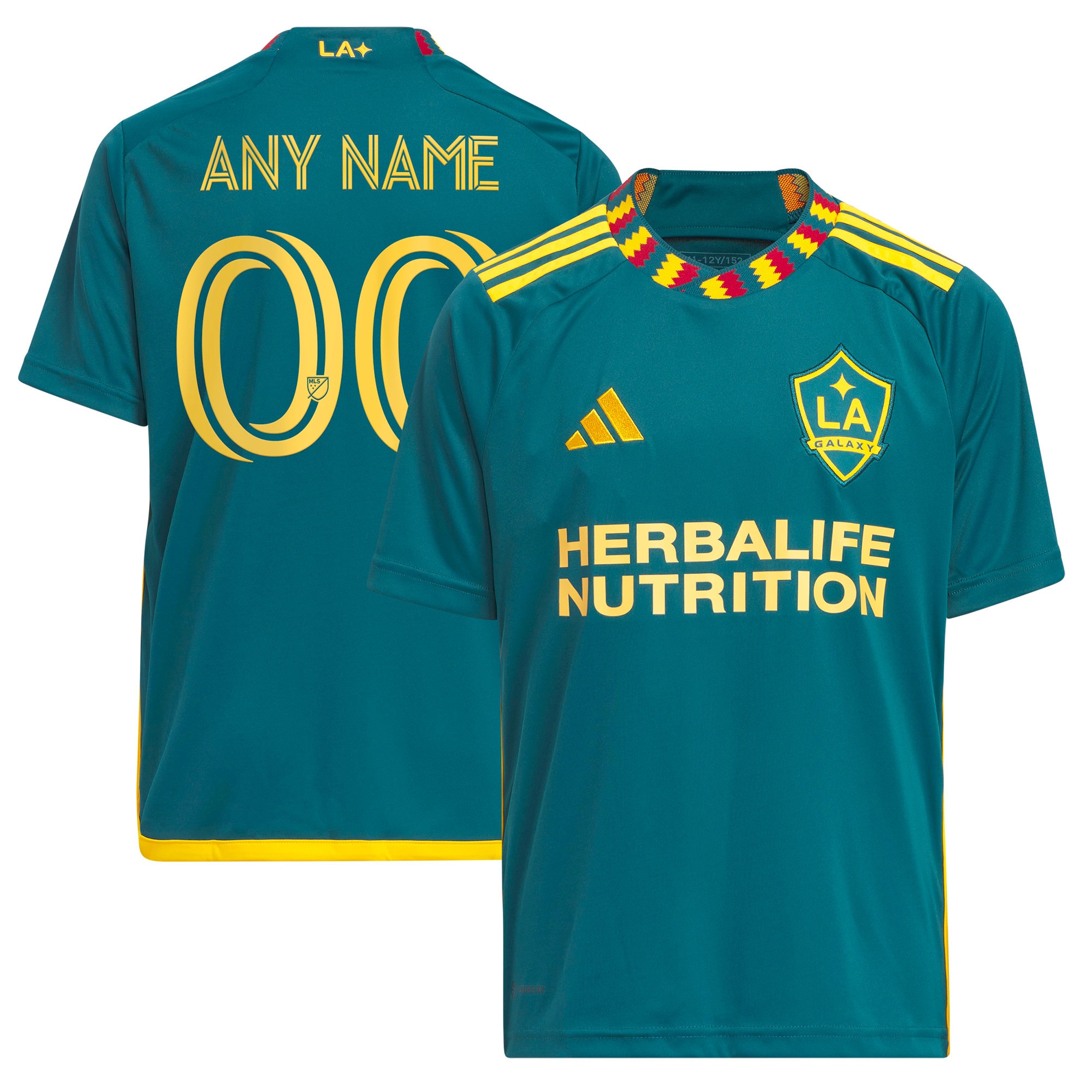 LA Galaxy Youth 2023 LA Kit Replica Custom Jersey – Green