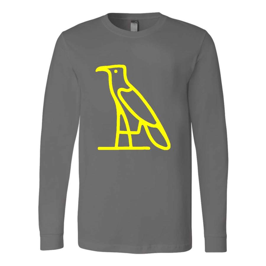 Egyptian Eagle Symbol Gift Bird Scarab Long Sleeve T-Shirt