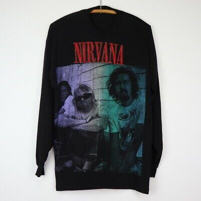 Vintage 1990s Nirvana  Shirt 9417