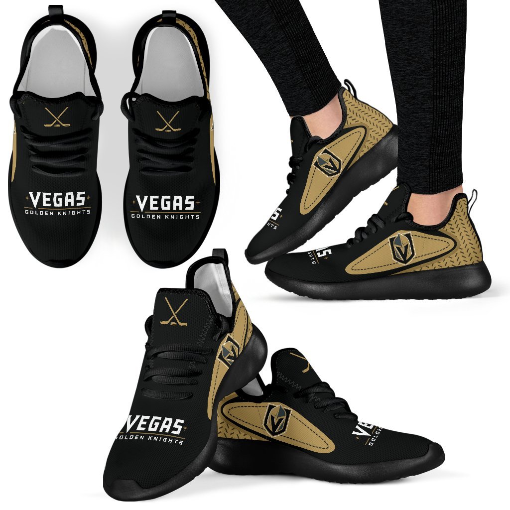 Colorful React Vegas Golden Knights Mesh Knit Sneakers