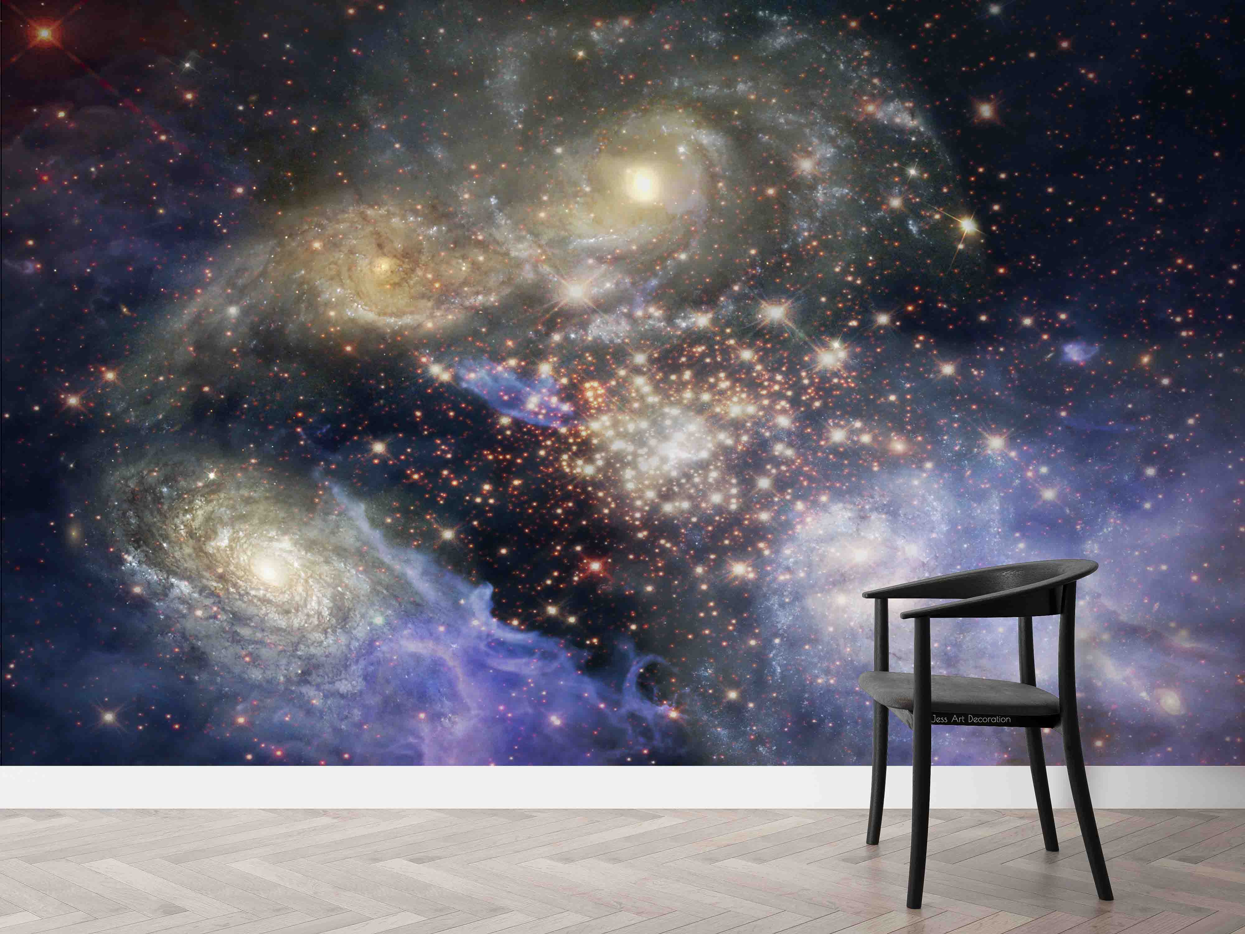 3D Space Nebula Star Wall Mural Wallpaper Gd 2361