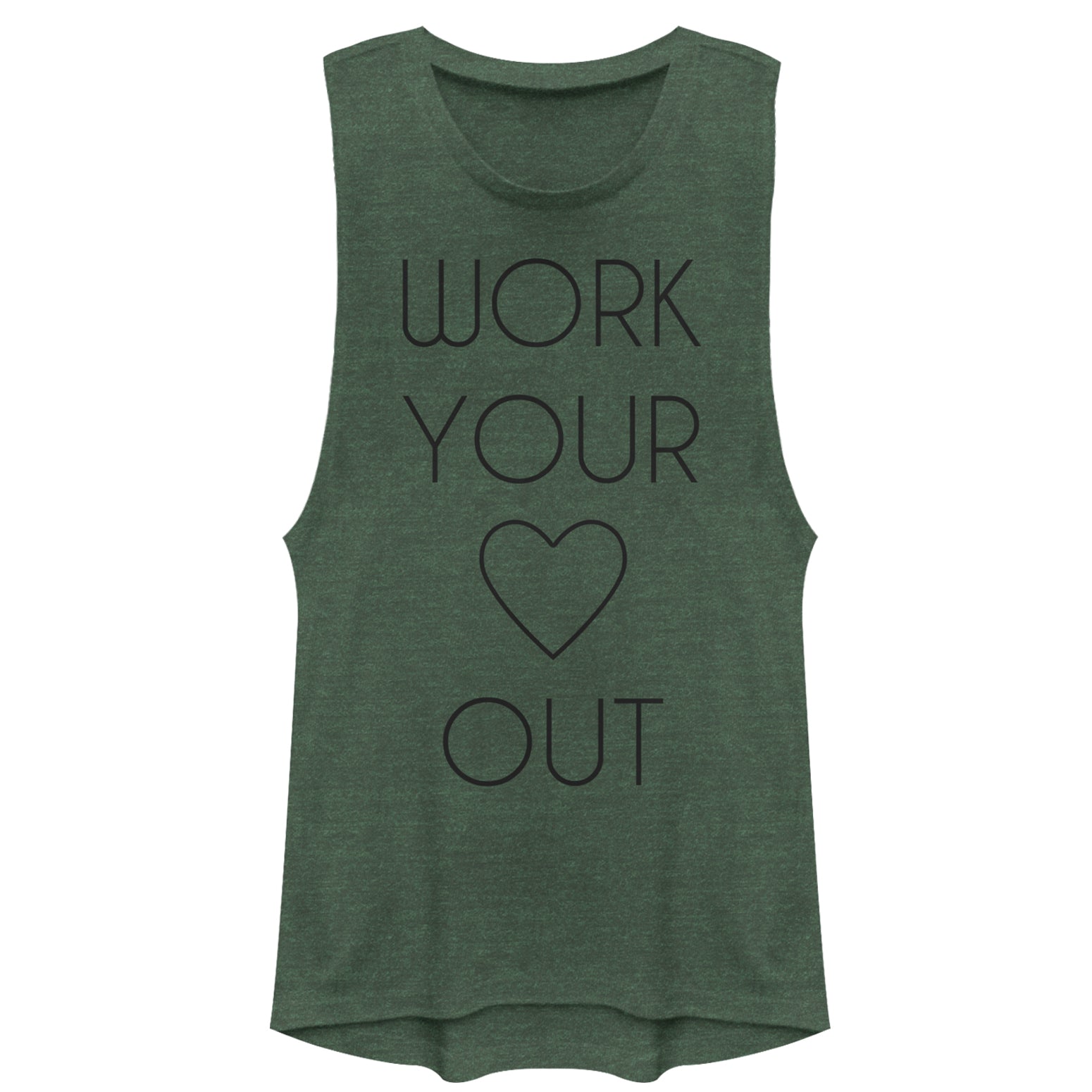 Chin Up Junior’S Heart  Festival Muscle Tee