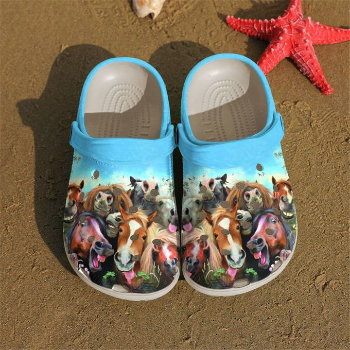 Farmer Funny Horses For Men And Women Gift For Fan Classic Water Rubber clog Shoes Comfy Footwear