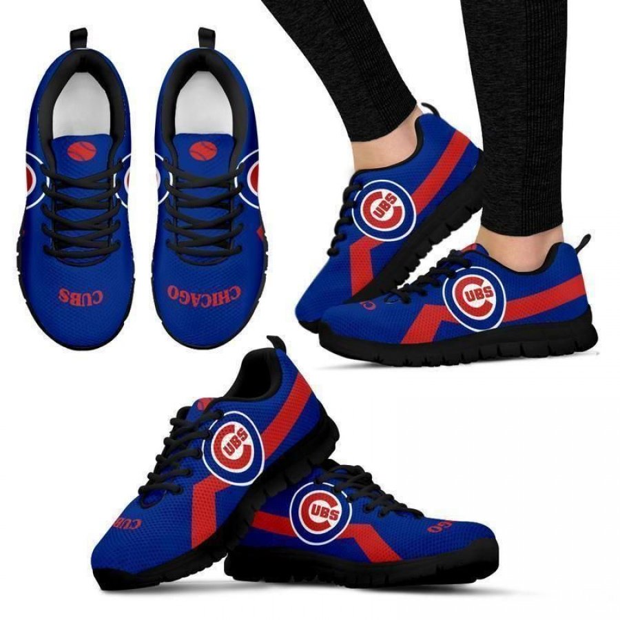 Chicago Cubs Sneaker Sport Men Women Sneakers Shoes Birthday Christmas Gift