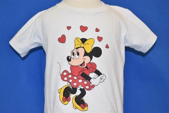 80S Minnie Mouse Hearts Shirt