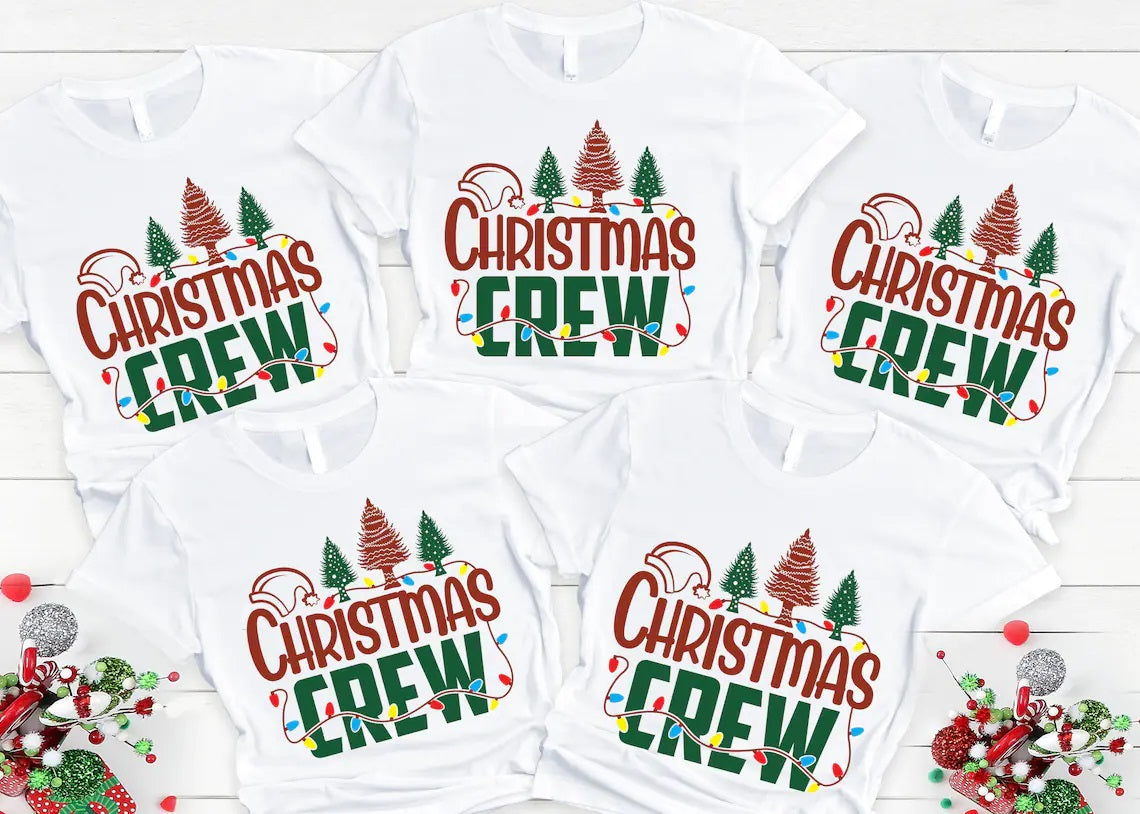 Christmas Crew Family Matching Shirts, Christmas Shirt, Christmas Shirt, Christmas Family Vacation Shirt