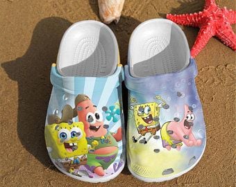 Spongebob Crocs Clog Shoes Crocband Clog Comfortable For Mens Womens Classic Clog Water Shoes Clog Comfortable For Mens And Womens