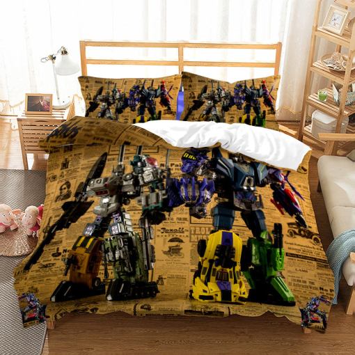 Transformers 21 Duvet Cover Pillowcase Home Decor 3D Bedding Set 1575