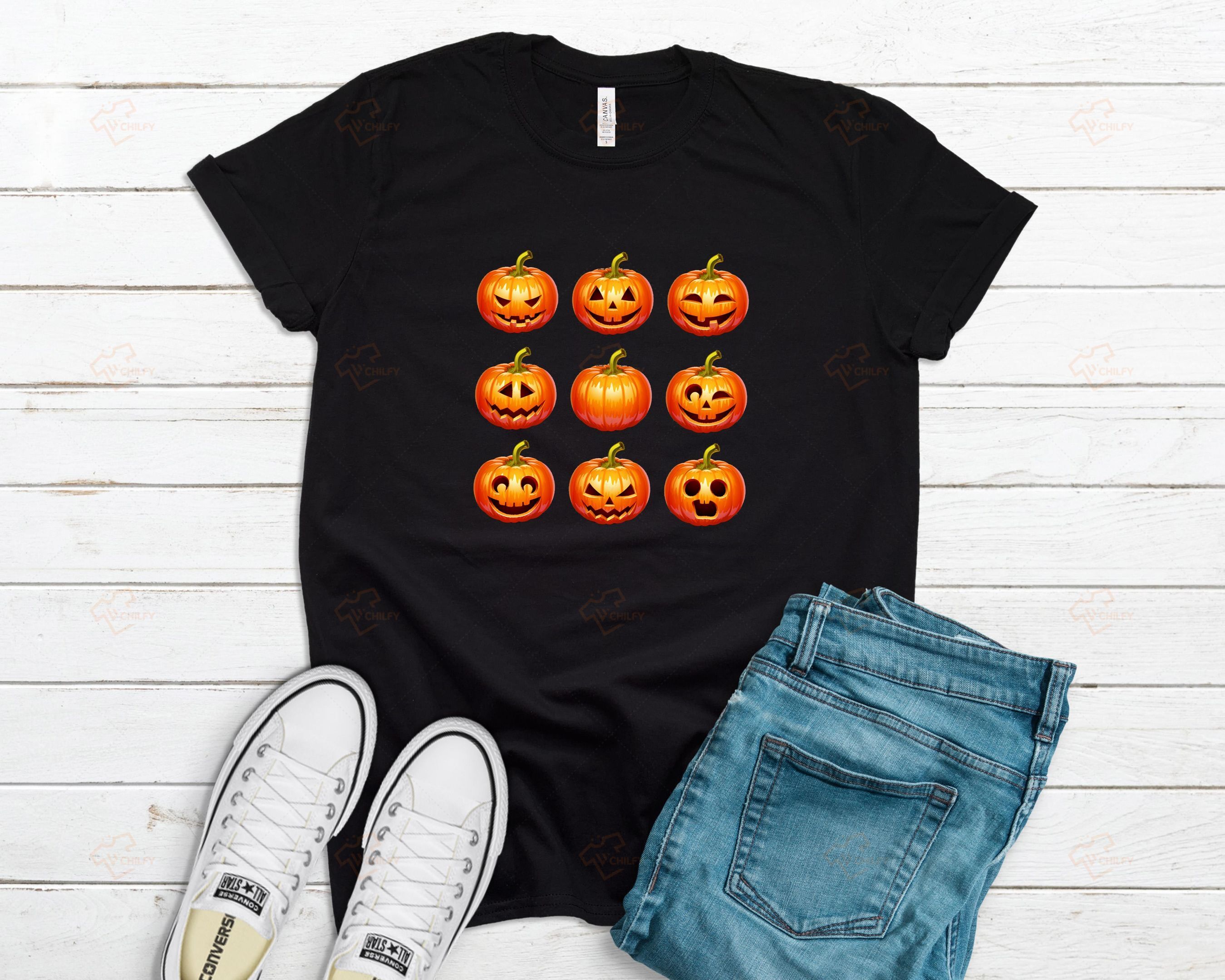 Funny Pumpkin Shirt, Halloween Unisex T-shirt, Halloween Costume, Funny Halloween Shirt Gift