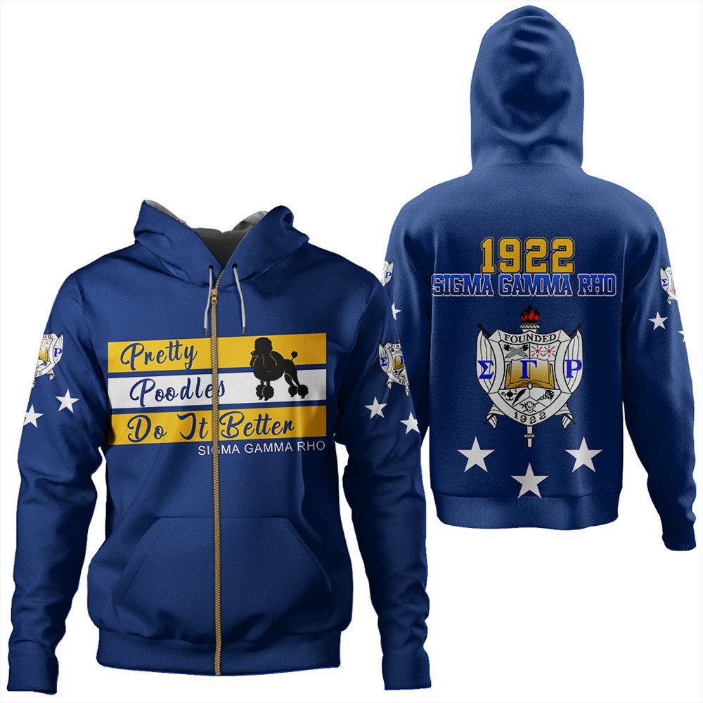 Sorority Hoodie – Sigma Gamma Rho Greek Life Zip Hoodie