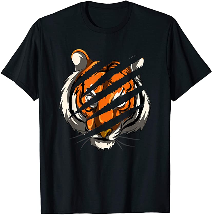 Tiger Stripes Zoo Animal Tiger T-Shirt