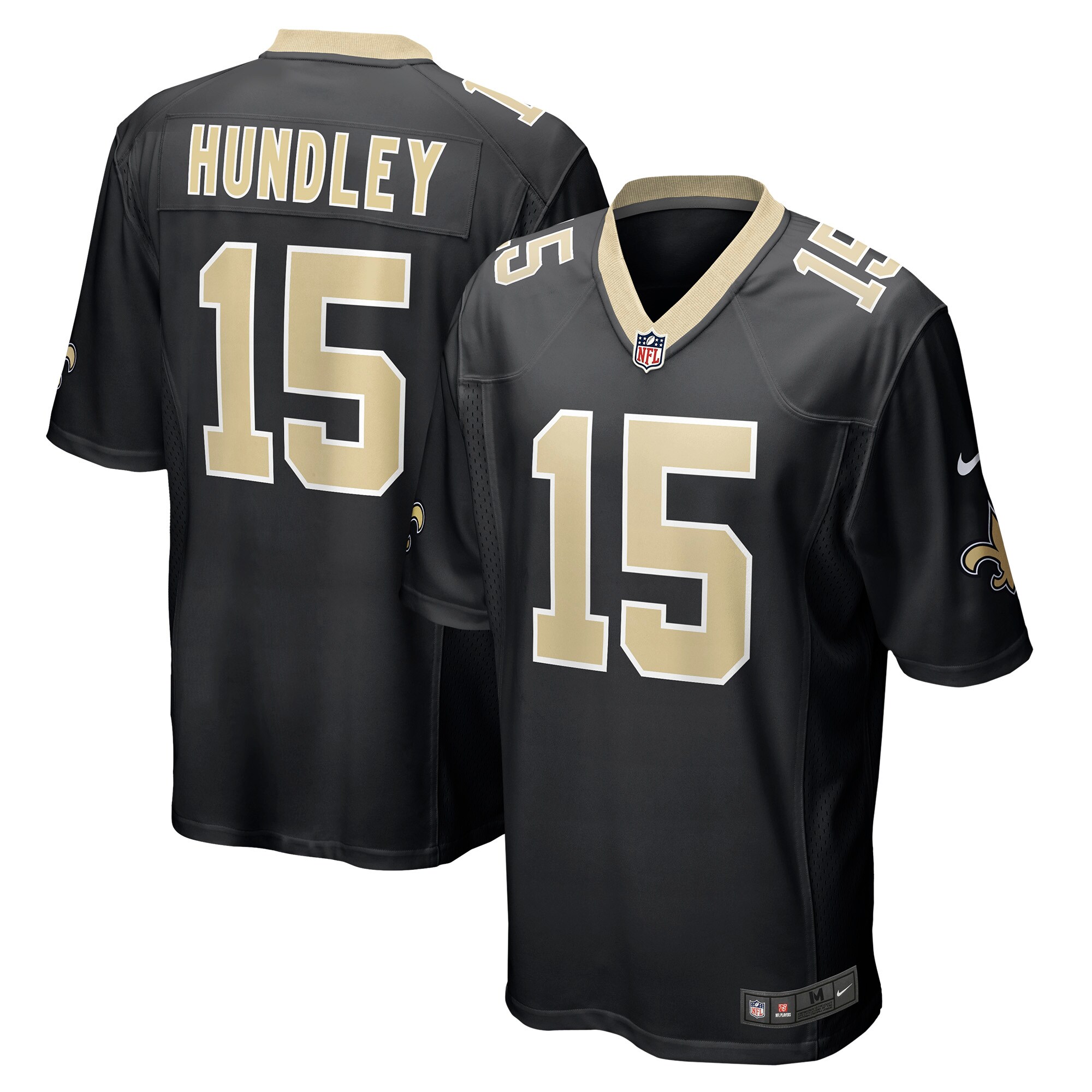 Brett Hundley New Orleans Saints Game Player Jersey – Black