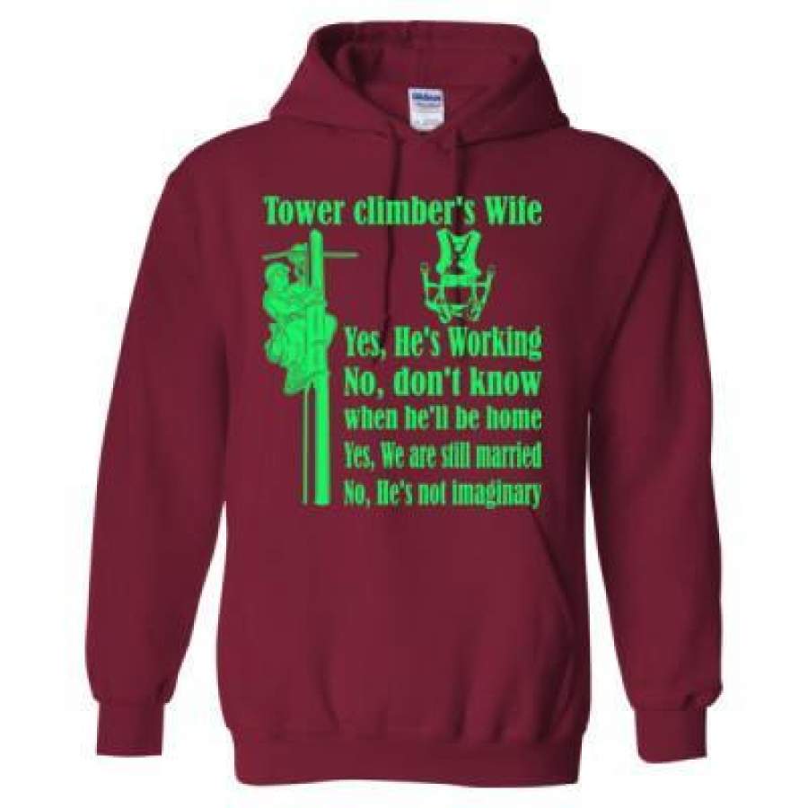 AGR Tower Climbers Wife – Heavy Blend™ Hooded Sweatshirt