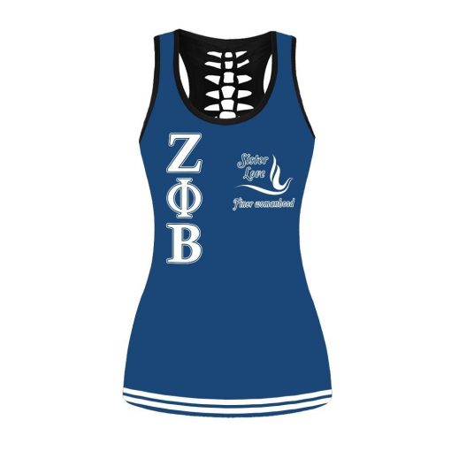 Zeta Phi Beta Sis Love Tank-Top And Legging 3D All Over Print