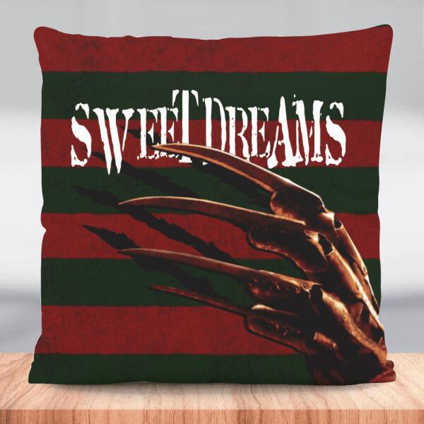 Freddy’S Coming For You Better Lock Your Door Sweet Dreams Personalized Pillow Family Gift For Halloween Pl-00019