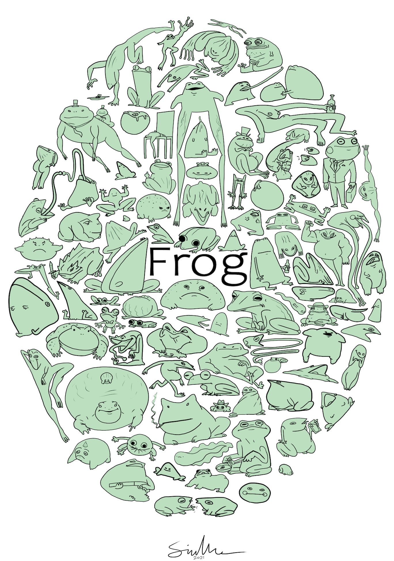 Limited Edition – Shoocharu Frog Poster