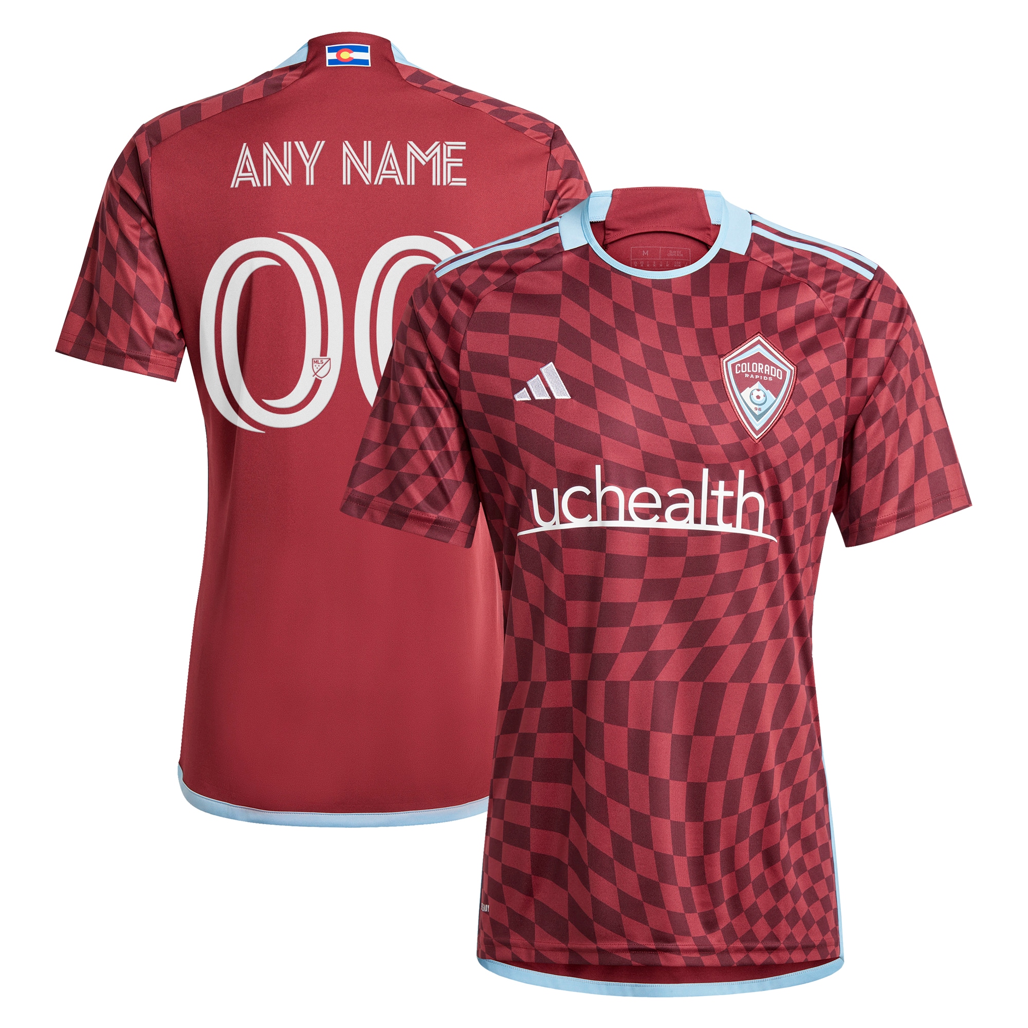 Colorado Rapids 2024 One Flag Kit Replica Custom Jersey – Burgundy