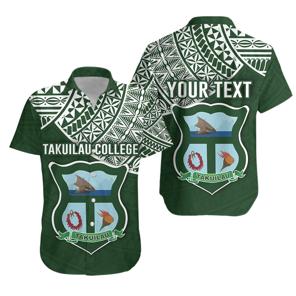 (Custom Personalised) Takuilau College Hawaiian Shirt Tonga Pattern Lt4