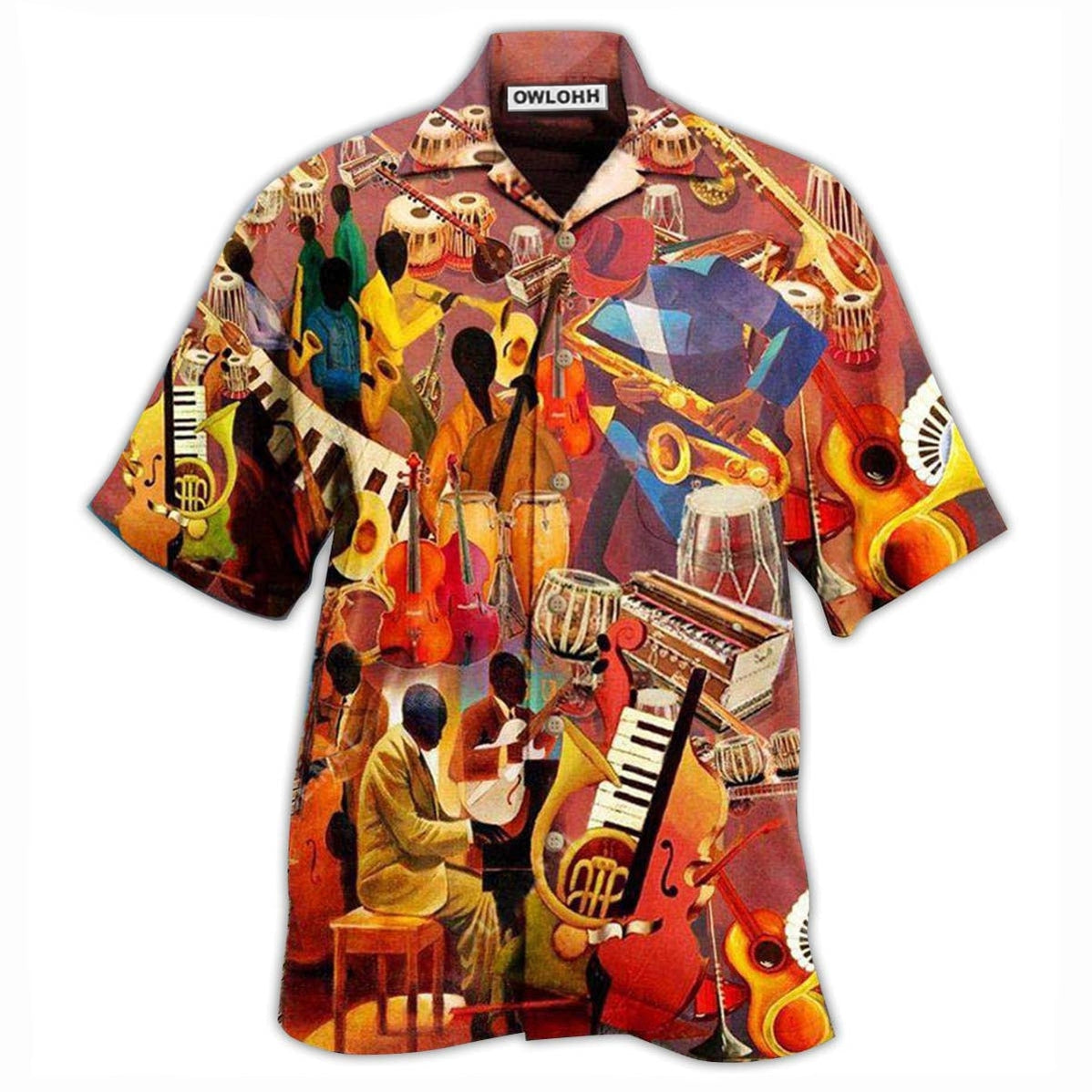 Jazz Music The Melody Of Time Hawaii Shirt Ha53812