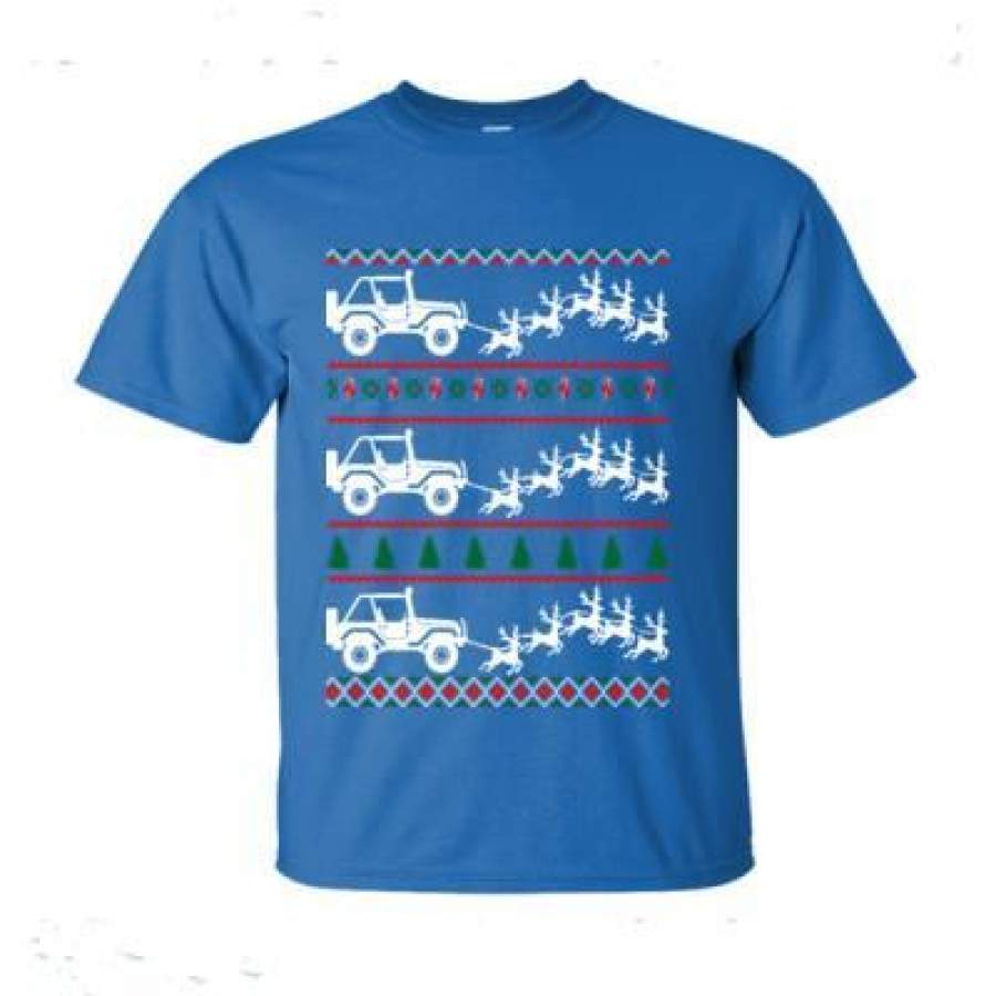 AGR Jeep Ugly Christmas Sweater – Ultra-Cotton T-Shirt