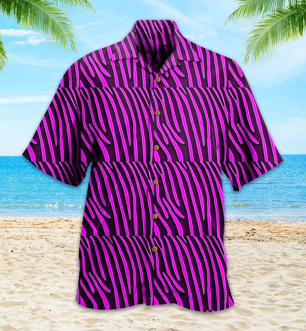 Purple Zebra Purple Hawaiian Shirt 39