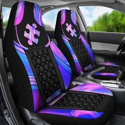 Autism Awareness Purple Car Seat Covers