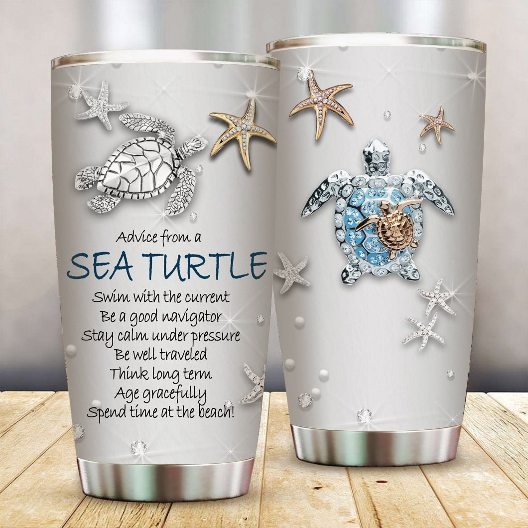 Turtle Tumbler Stainless Steel Tumbler 20Oz