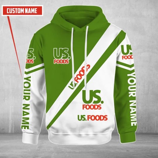 Us Foods All Over Print Custom Name Hoodie And Pant