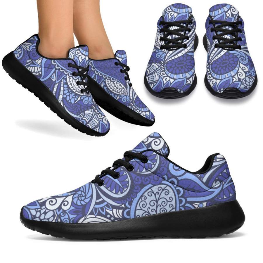 Pigeon Floral Bohemian Pattern Print Sport Sneakers