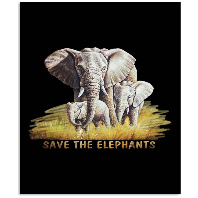 Save The Elephant Gifts For Elephants Lovers Vertical Poster