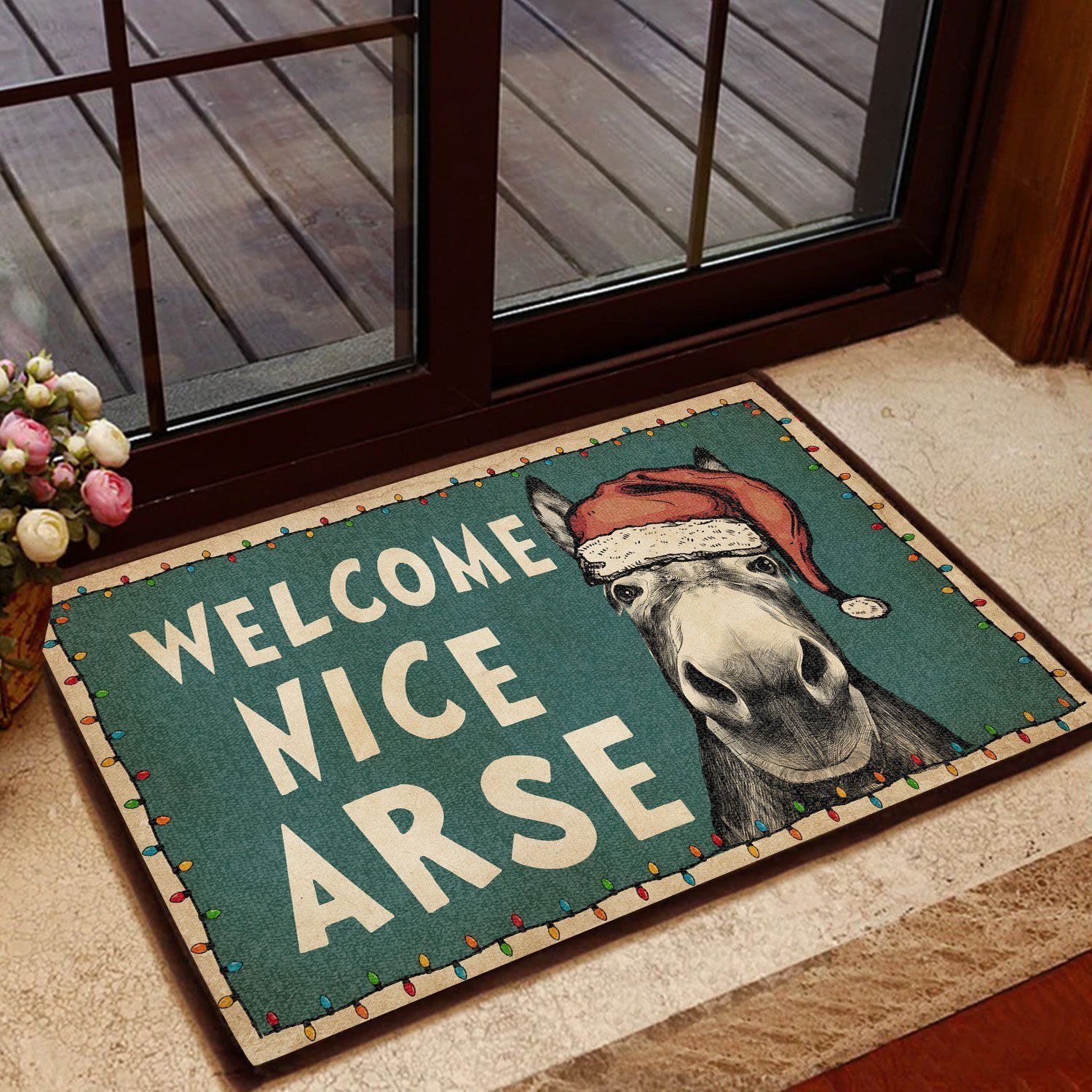 Welcome Nice Arse All Over Printing Doormat – Welcome Mat – Home Decor