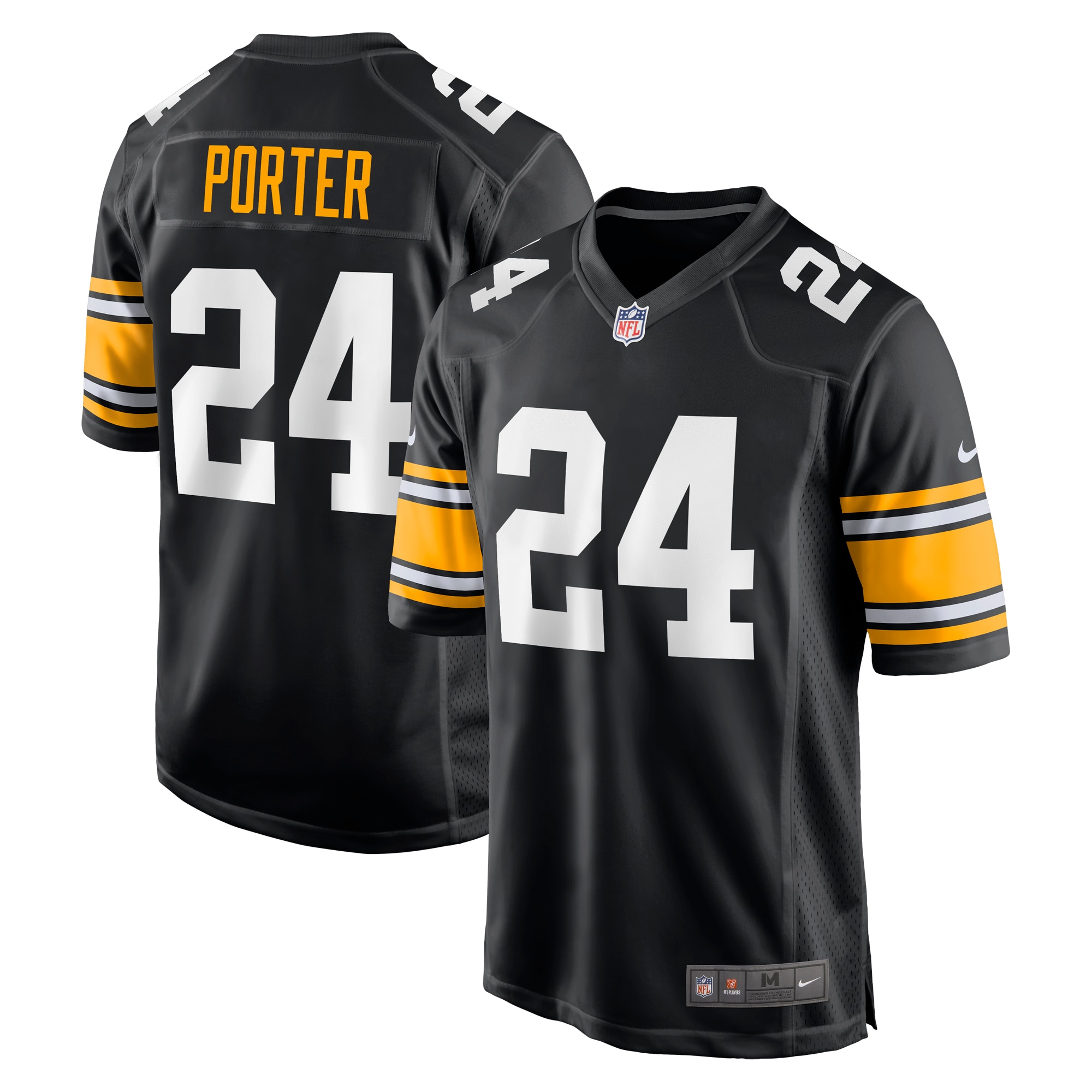 Men’s Pittsburgh Steelers Joey Porter Jr. Black Alternate Game Jersey