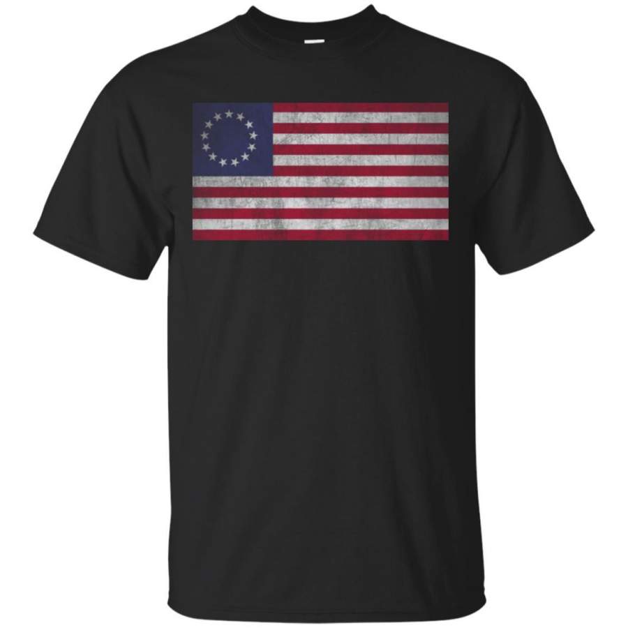 Betsy Ross American Flag – Old Glory First American Flag 4th of July Shirt