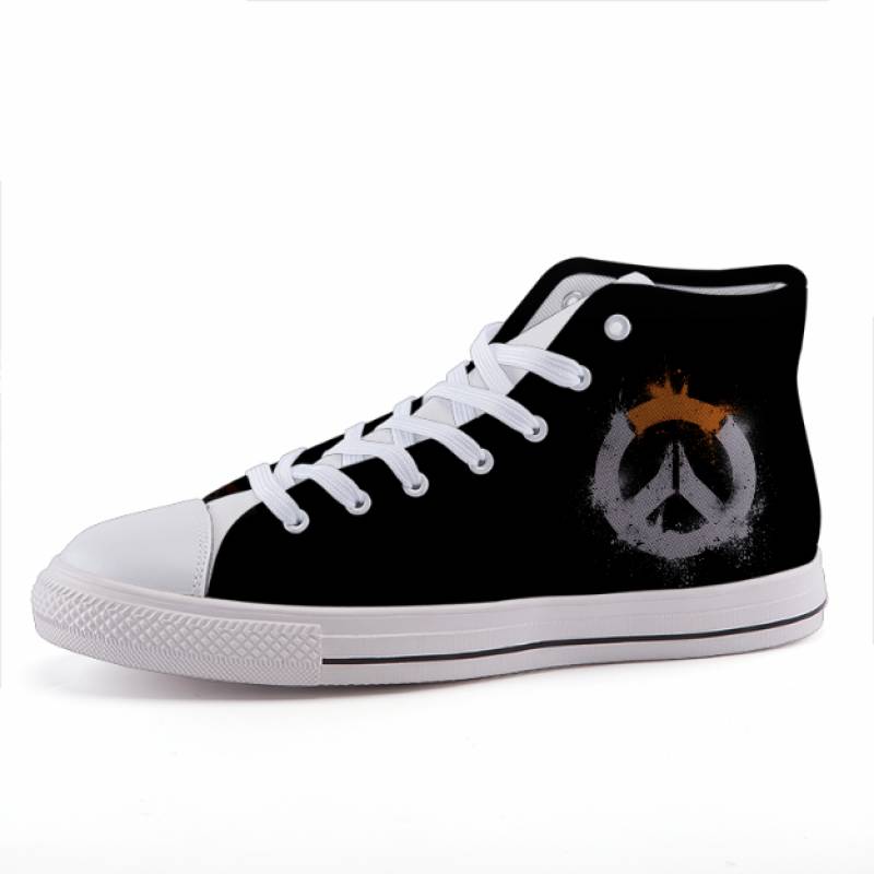 Overwatch Symbol Minimalist Gaming Theme Sneaker Shoes