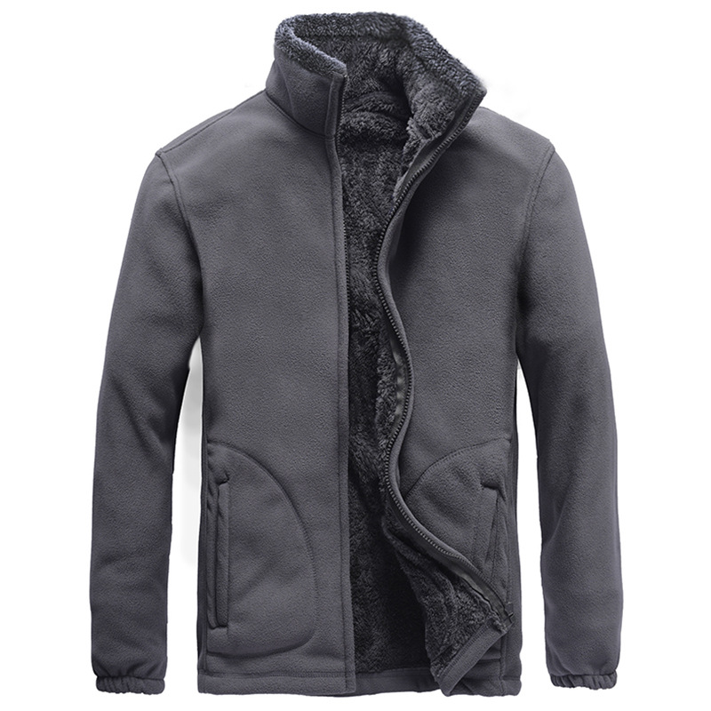 Autumn Winter Thicken Warm Soft Shell Jacket Men Military Tactical Thermal Polar Fleece Coat Casual Solid Clothing Plus Size 6XL alx