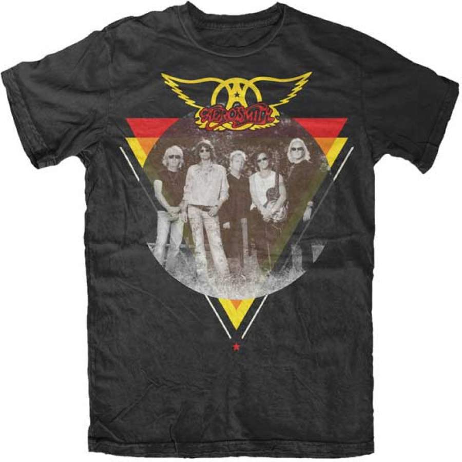 Aerosmith Circle Photo T-Shirt