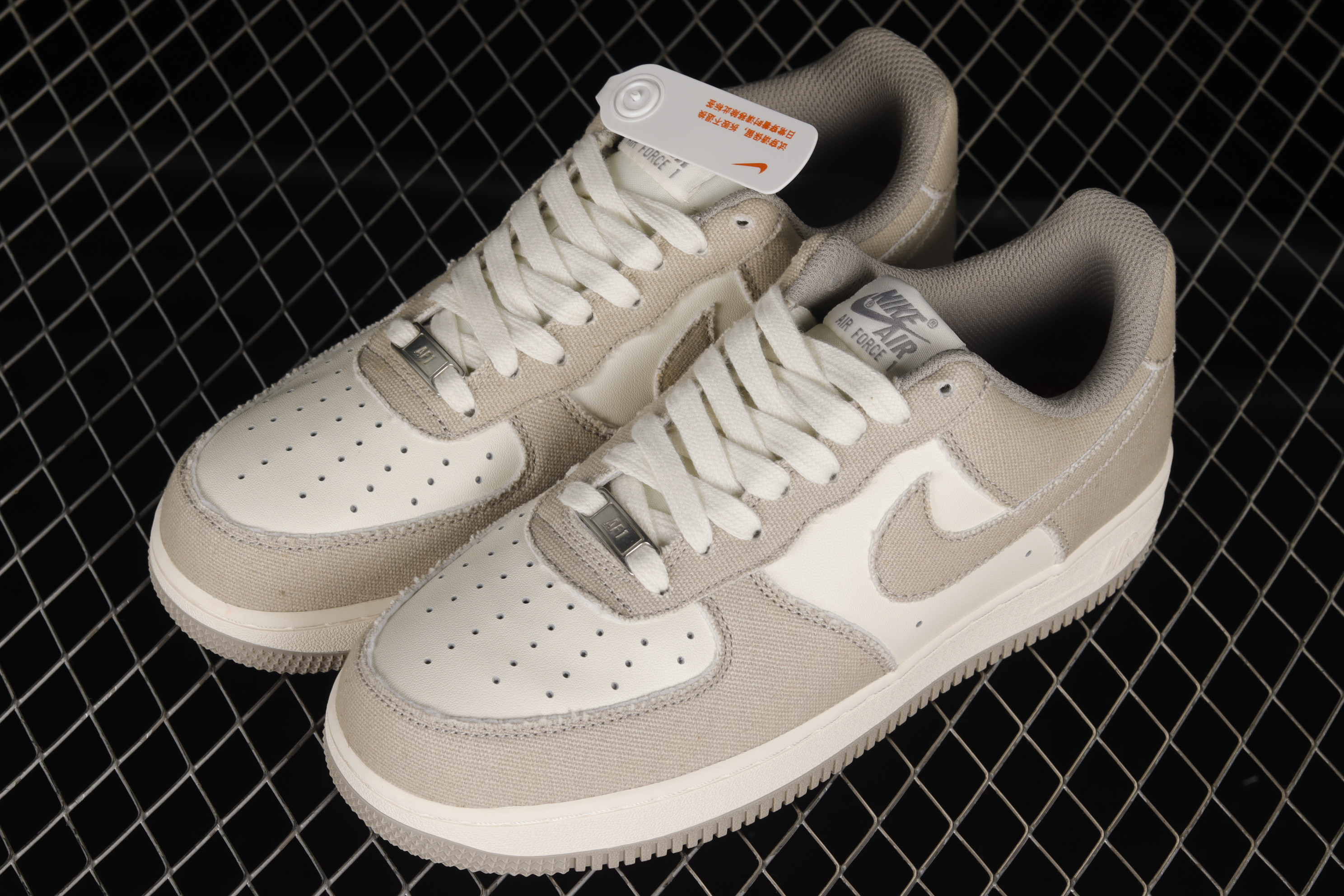 Nike Air Force 1 07 Low Beige Shoes Sneakers SNK563165157