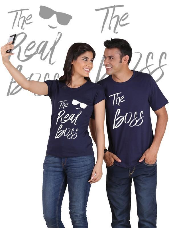 The Real Boss Couple T-Shirts – Hawkerstrading Store