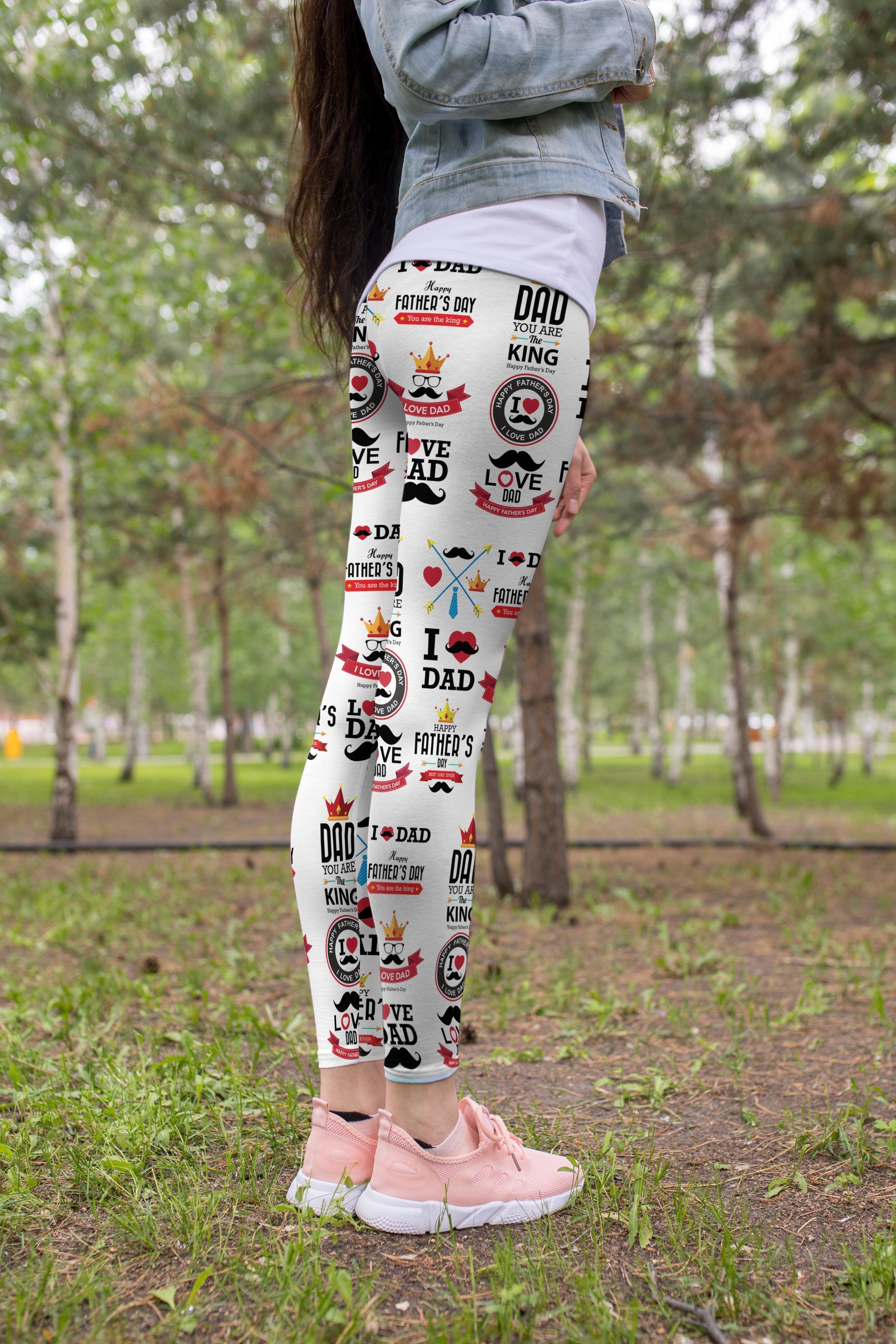 3D All Over Print Dad You Are The King Legging