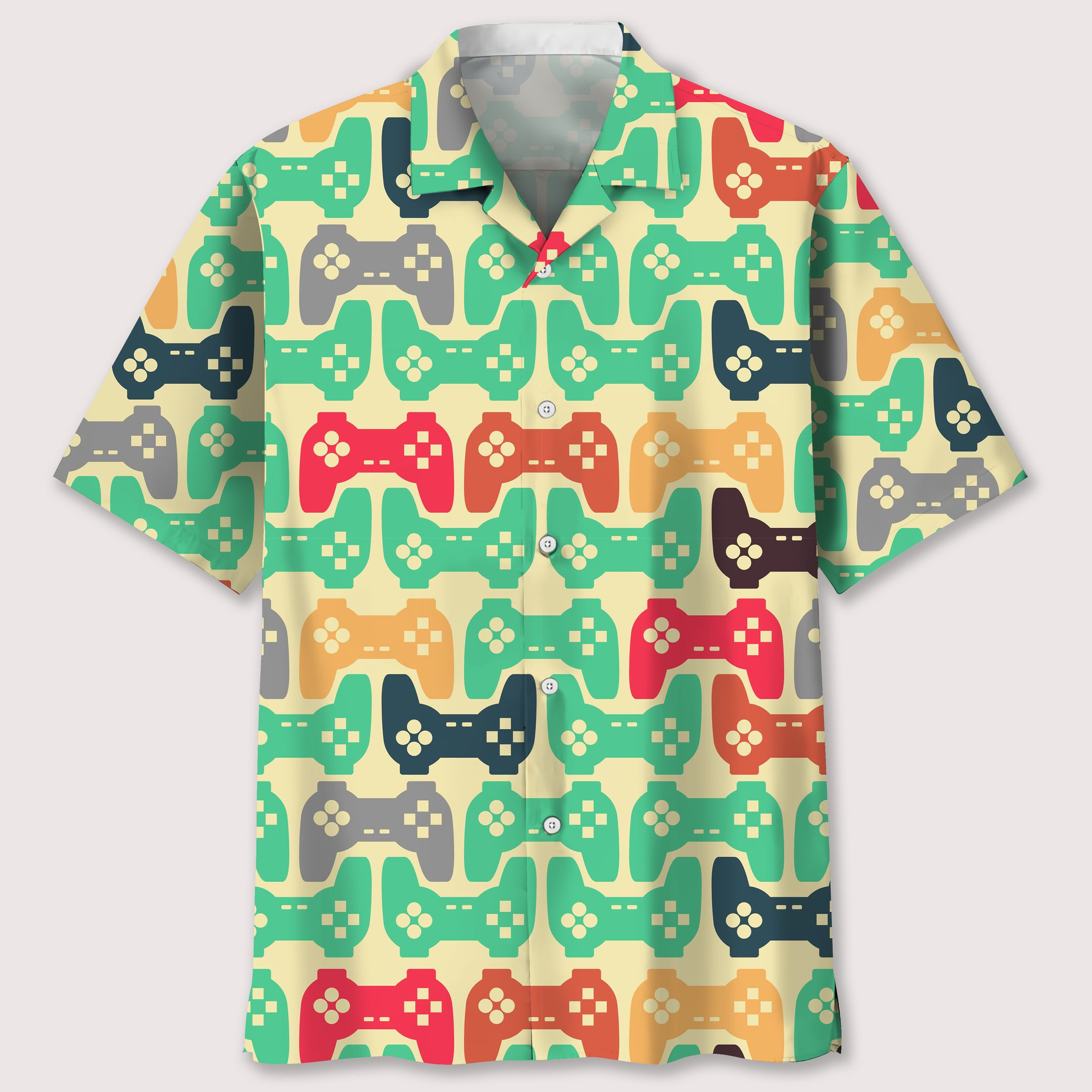 Video Game Colorful Hawaiian Shirt Ha109855