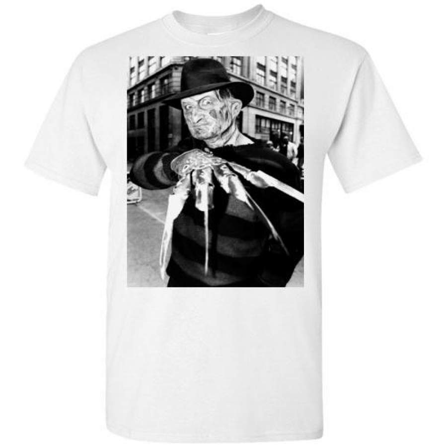 Nightmare on Elm Street Freddy Krueger Horror Movie shirt ,v7b,Gildan Short-Sleeve T-Shirt