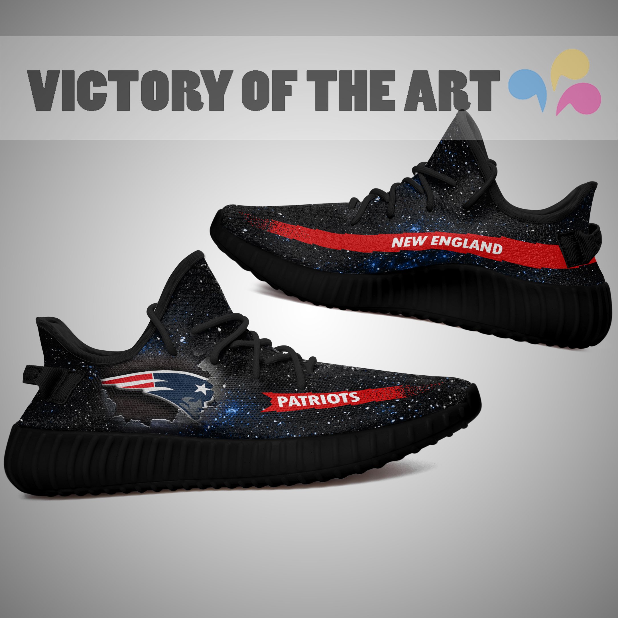 Art Scratch Mystery New England Patriots Shoes Yeezy