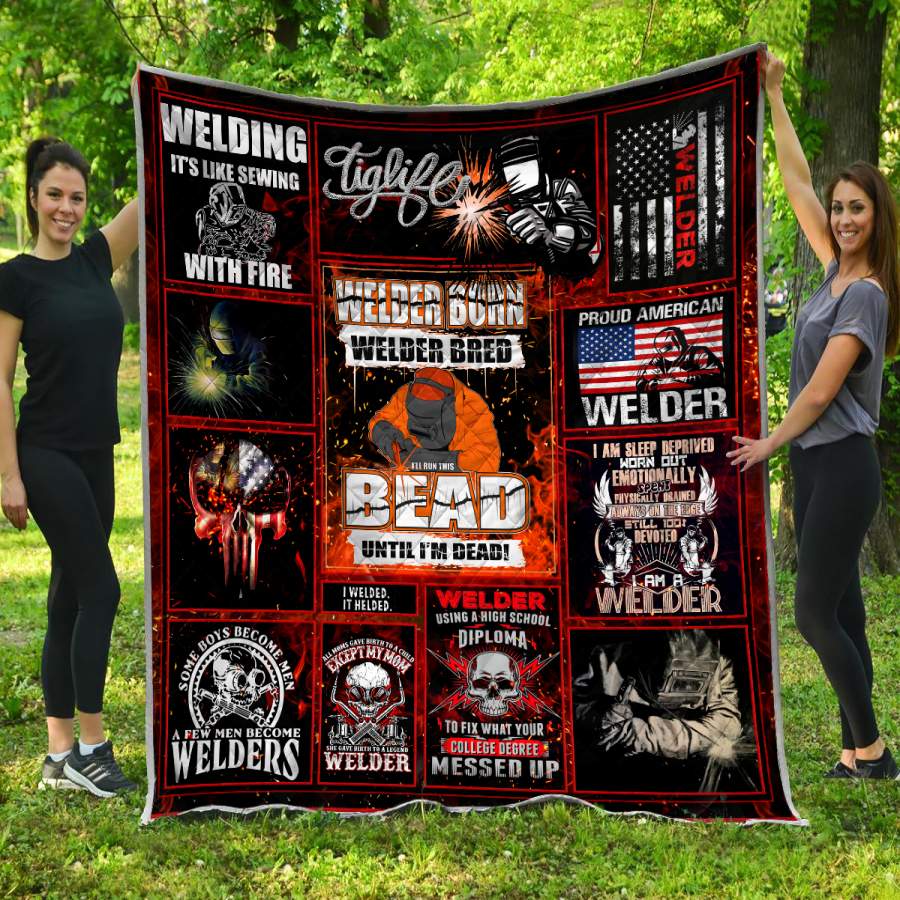 Welder Born Welder Bred Quilt MEI