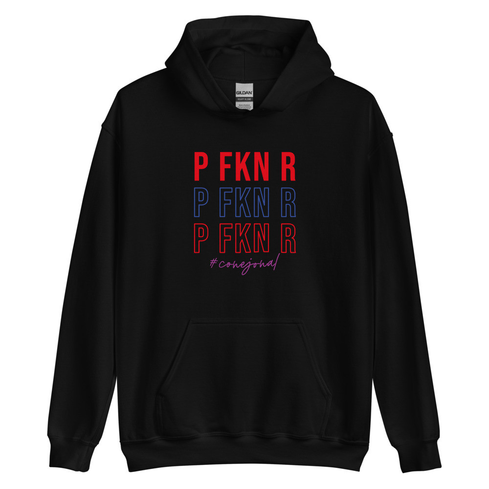 Bad Bunny Merch P Fkn R (Bad Bunny) Pullover Hoodie